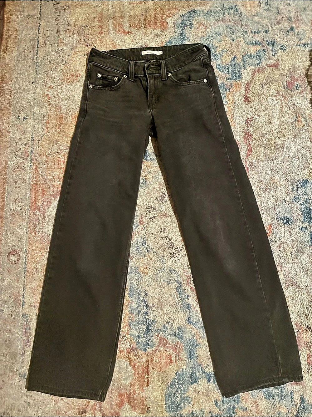 Levi's Superlow Loose Jeans Women's Black Wide Leg Jeans